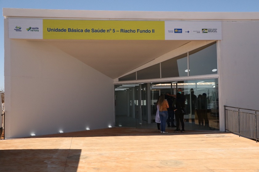 A UBS do Riacho Fundo II pode receber até dez equipes de saúde, o que possibilita realizar de 35 a 40 mil atendimentos por mês | Foto: Geovana Albuquerque/Agência Brasília