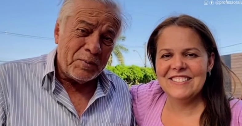 Zé Edmar pede voto para sua filha Lucimar Cordeiro continuar com a bandeira da moradia popular | Foto: Redes Sociais.