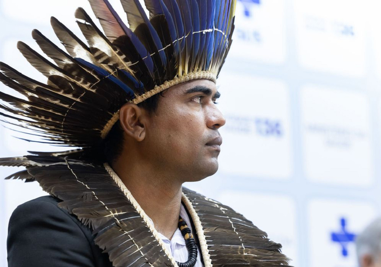 Para Weibe Tapeba, o território Yanomami vive um “cenário de guerra” - Foto: Walterson Rosa (MS)