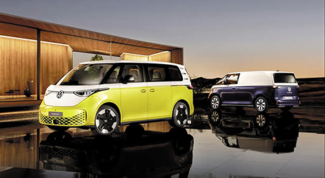 Volkswagen ID. Buzz tem duas variantes na Europa Divulgação/Volkswagen