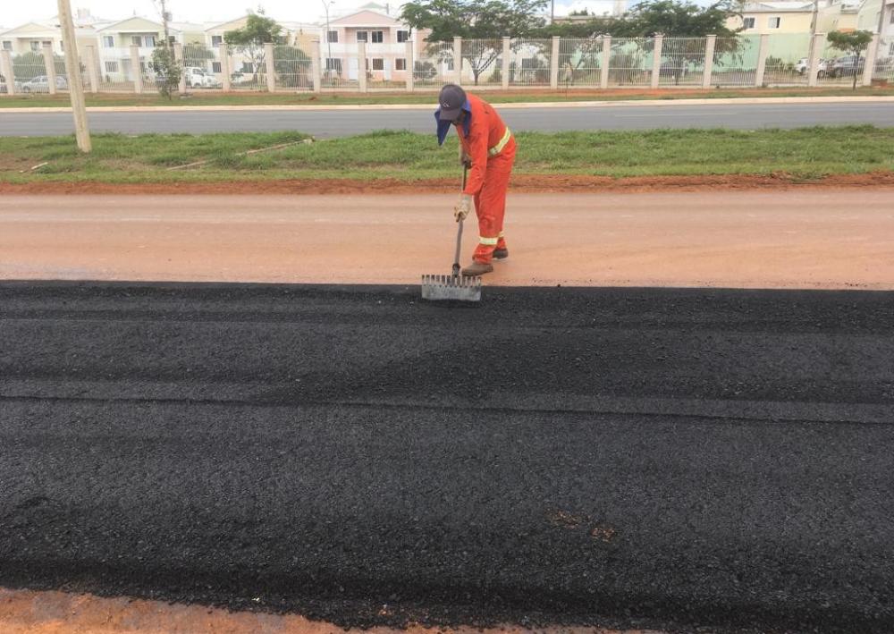 A reforma do pavimento da pista principal já foi concluída pelo DER-DF | Foto: Divulgação/DER-DF