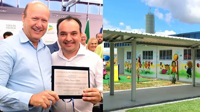 Deputado federal Célio Silveira e prefeito Pábio Mossoró