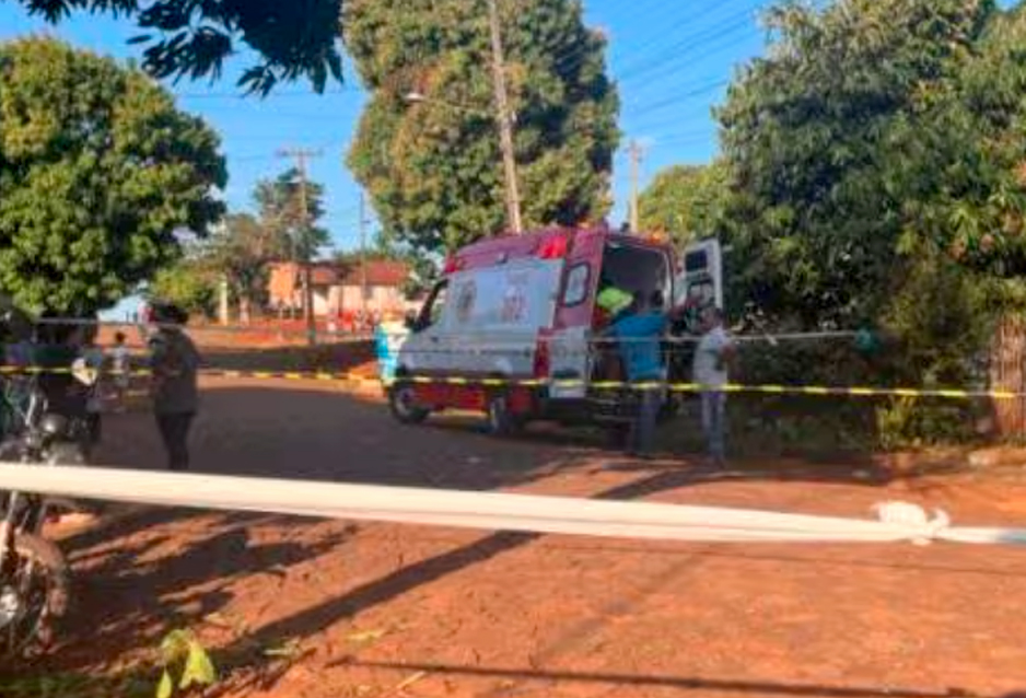 Crime ocorreu em São João do Ivaí (PR) — Foto: Reprodução/Canal HP/São João do Ivaí