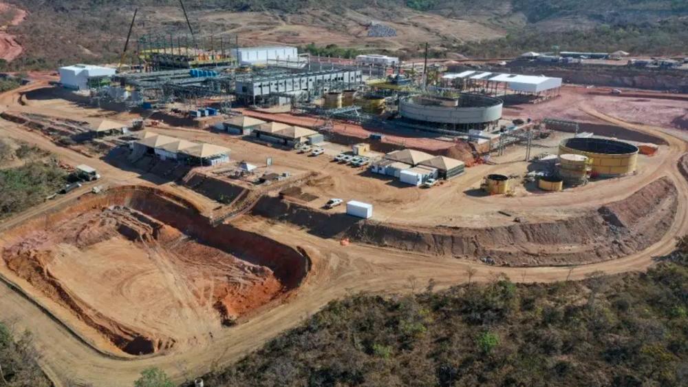 Complexo de Serra Verde que realiza pesquisa e mineração de terras raras em Minaçu | Foto: Reprodução/Brasil Mineral