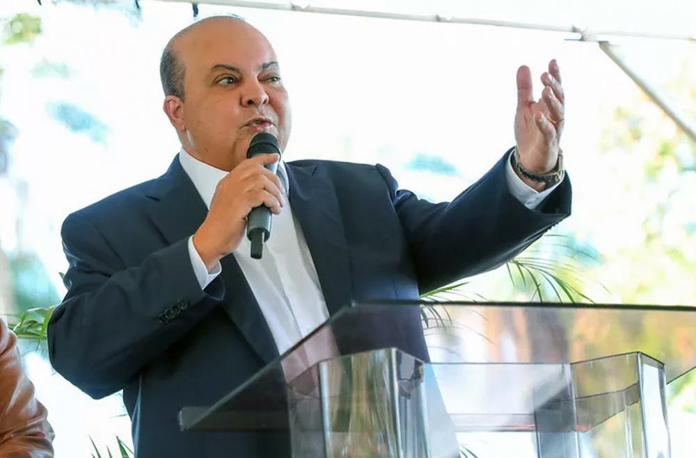 Governador Ibaneis Rocha destaca trabalho de ressocialização com egressos do sistema prisional em visita à Novacap Na foto Ibaneis Rocha, governador do Distrito Federal. Foto: Renato Alves / Agência Brasília