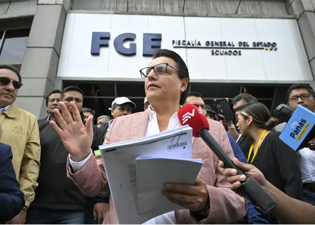 O primeiro turno das eleições no Equador acontecem no dia 20 de agosto (Rodrigo BUENDIA / AFP/Getty Images)