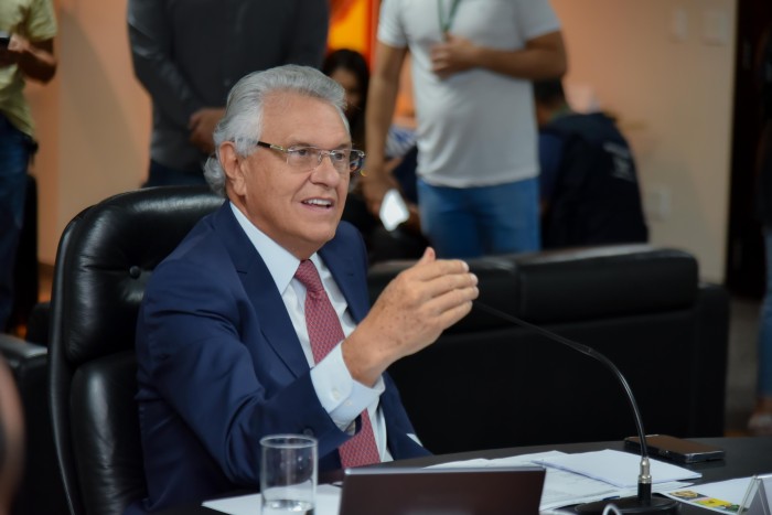 Governador Ronaldo Caiado destaca que o combate à dengue deve unir estado e prefeituras: inimigo comum (Foto: Romullo Carvalho e Wesley Costa)