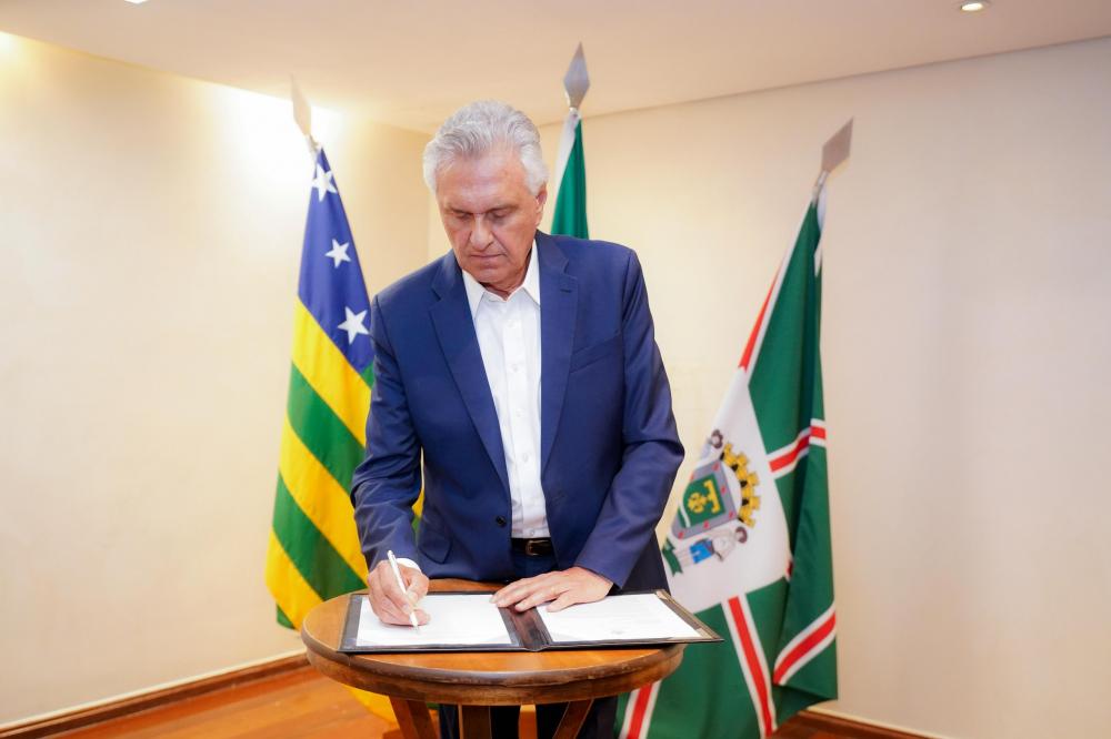 Ronaldo Caiado anuncia projeto em encontro com empresários: “Acreditem e invistam em Goiás” (Fotos: Adalberto Ruchelle)