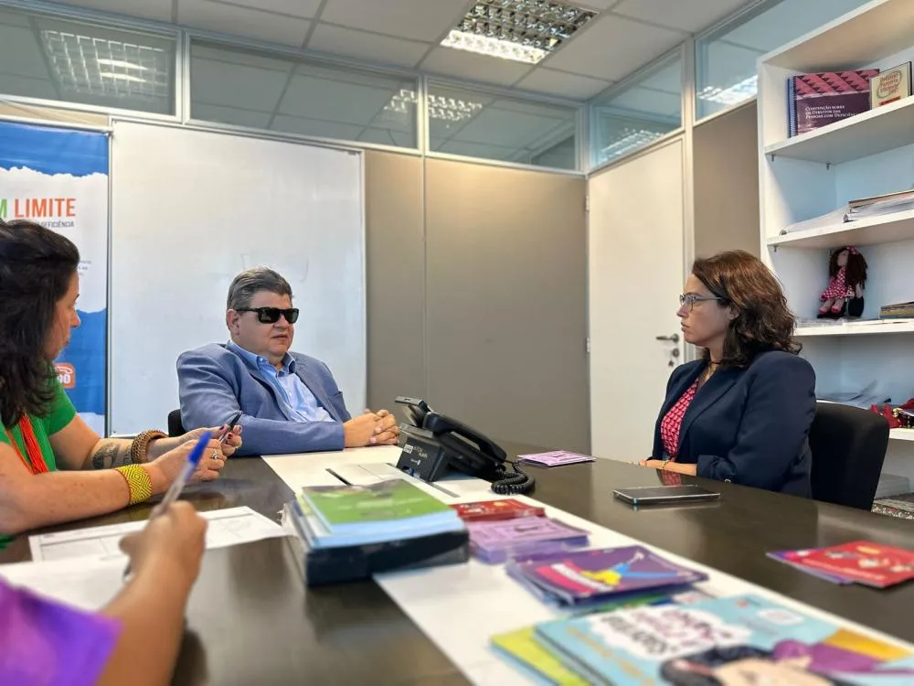 Reunião em Janeiro com Diretor de Relações Institucionais da Secretaria Nacional dos Direitos da Pessoa com Deficiência (SNDPD), do Ministério de Direitos Humanos e Cidadania (MDHC), Antônio José Ferreira.
