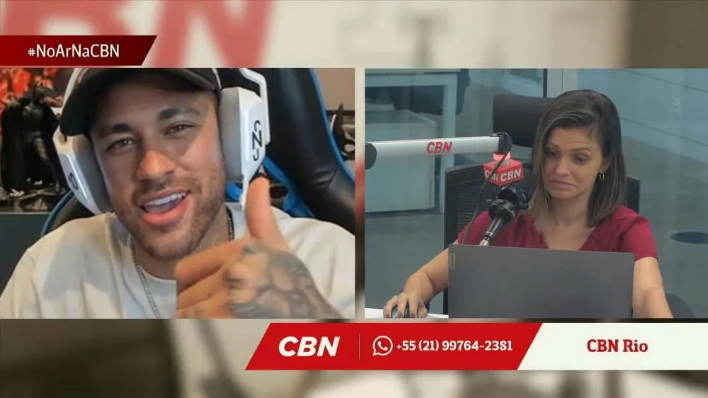 Neymar Jr no CBN Rio