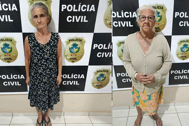 Idosas faziam parte de quadrilha que tentava fraudar benefícios do INSS Divulgação / PC-GO