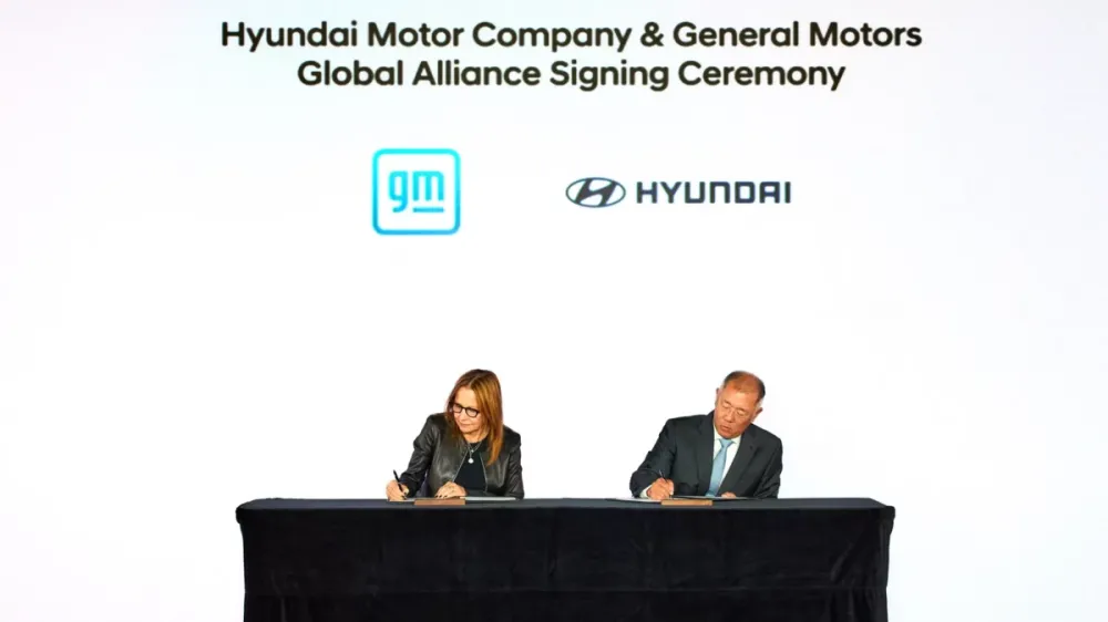 GM e Hiundai assinam memorando de entendimento / Hiundai / Divulgação