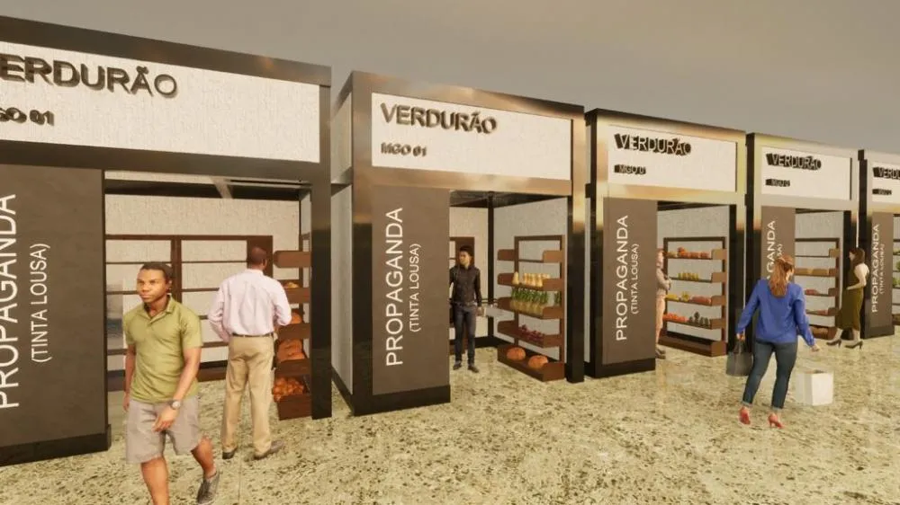 Projetos dos Mercadões foram concebidos para garantir condições dignas de trabalho e higiene, proporcionando um ambiente agradável para compras - Foto: SIC