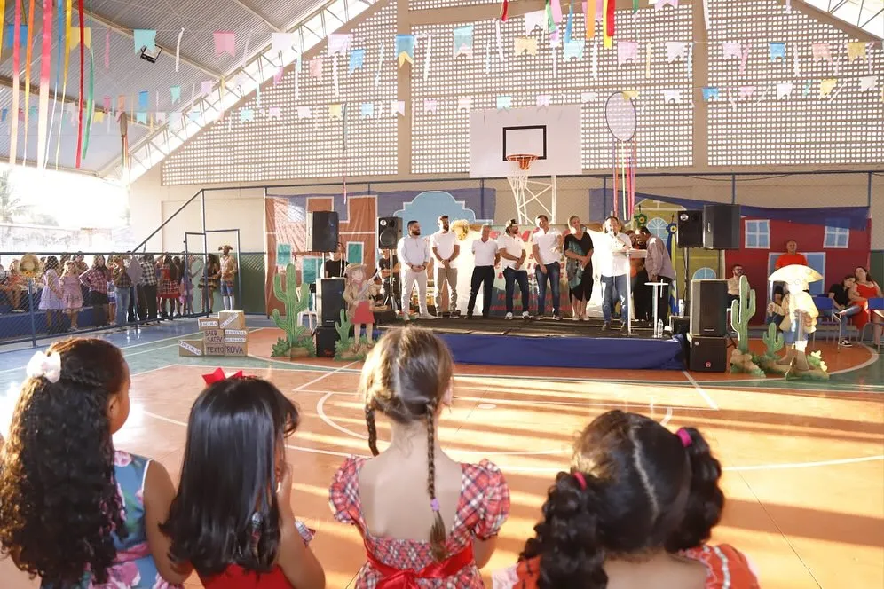 Prefeito Pábio Mossoró inaugura ginásio poliesportivo / SECOM-PMVG