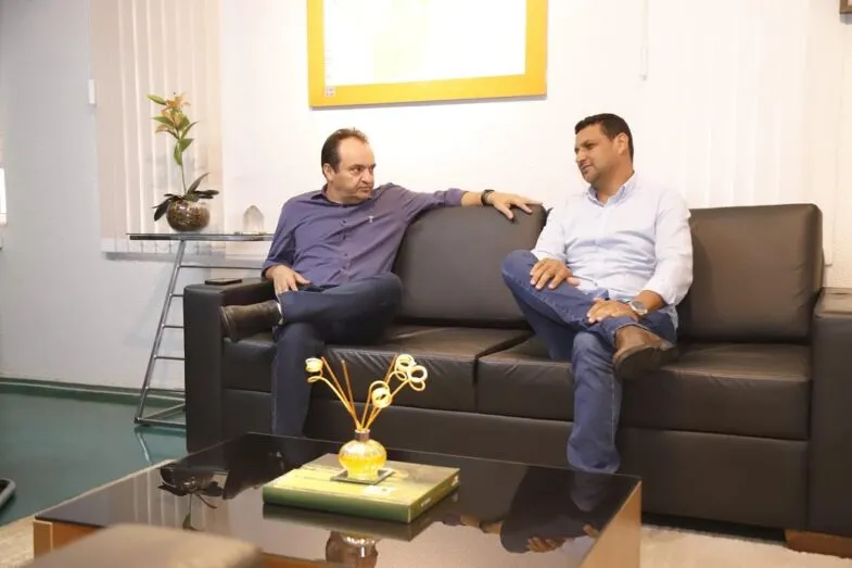 Pábio Mossoró e Wagner Paixão se reúnem com pauta sobre transição / SECOM/PMVG