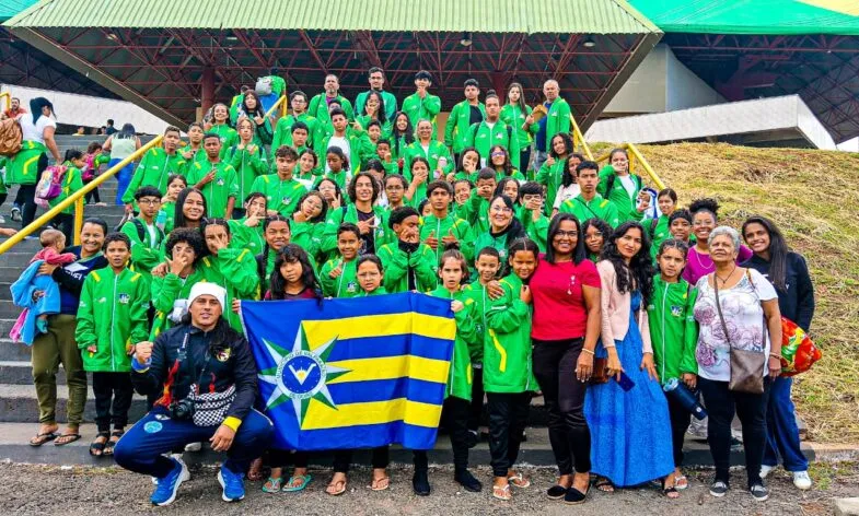 Alunos das modalidades de Boxe e Karatê do Centro de Treinamento de Artes Marciais particpam do evento / SECOM / PMVG