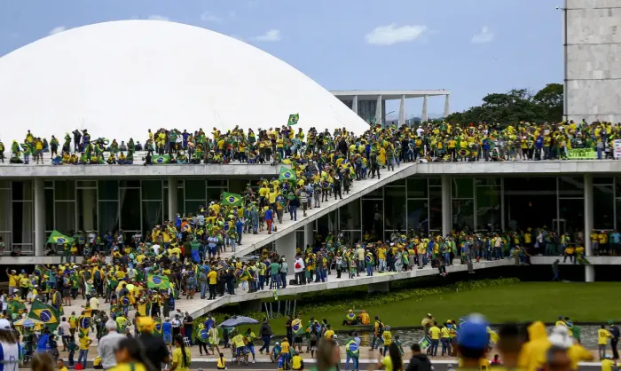 Tentativa de golpe de estado com depredação em prédios dos Três Poderes / Marcelo Camargo / Agência Brasil 