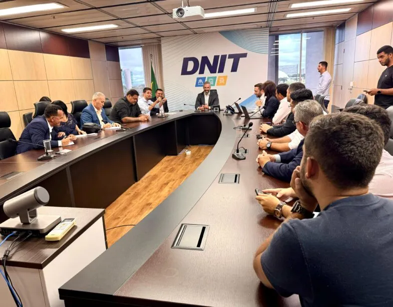 Prefeito Marcus Vinicius no Dnit / Secom-PMVG