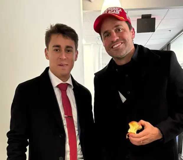 Nikolas Ferreira e Pablo Marçal se conversam após posse de Trump nos EUA / Reprodução / Rede Social