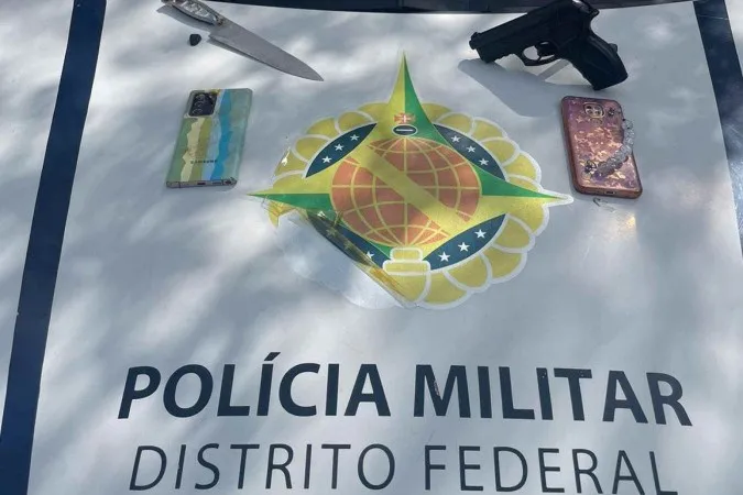 Armas apreendidas pela PMDF / Divulgação / PMDF