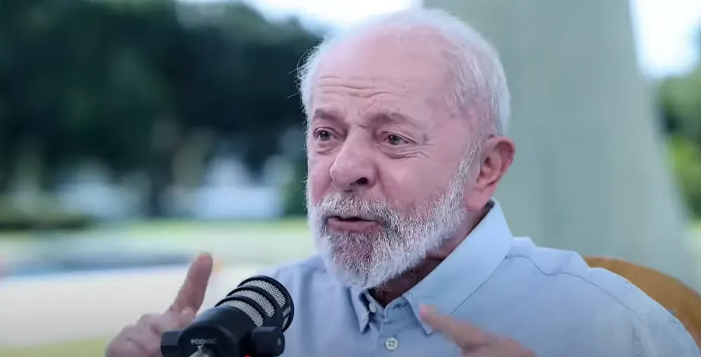 O presidente Lula, nesta quinta-feira, em entrevista à Rádio Tupi FM / Canal Gov/Youtube