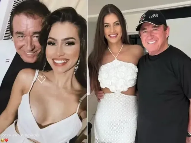 Amado Batista e a noiva, Calita – Foto: Reprodução/Instagram 