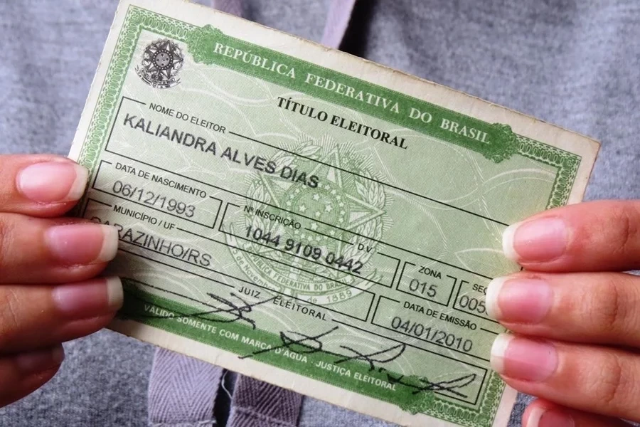Titulo de eleitor impresso / Divulgação / TSE