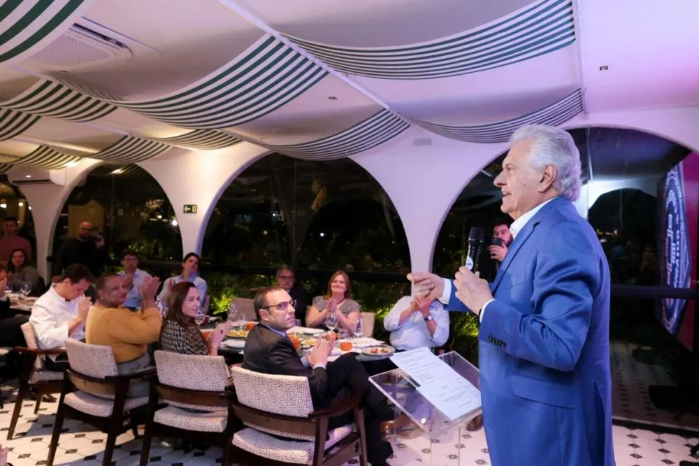 Ronaldo Caiado destaca importância do projeto Goiânia, Capital da Boa Mesa, por mostrar todo o potencial da cozinha local / Júnior Guimarães