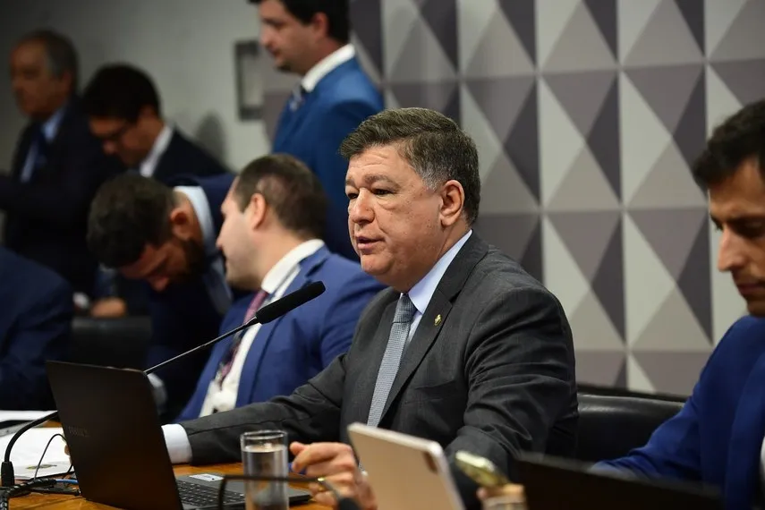 Presidente da CPMI do INSS, Carlos Viana (Podemos-MG / Saulo Cruz/Agência Senado