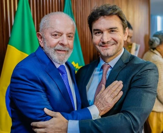 O presidente Lula e o ministro do Turismo, Celso Sabino, filiado ao União Brasil / Ricardo Stuckert/PR