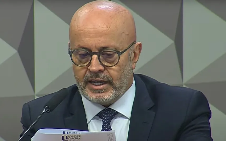  Antônio Carlos Camilo Antunes, o “Careca do INSS”, depõe na CPMI do INSS / Reprodução / TV Senado
