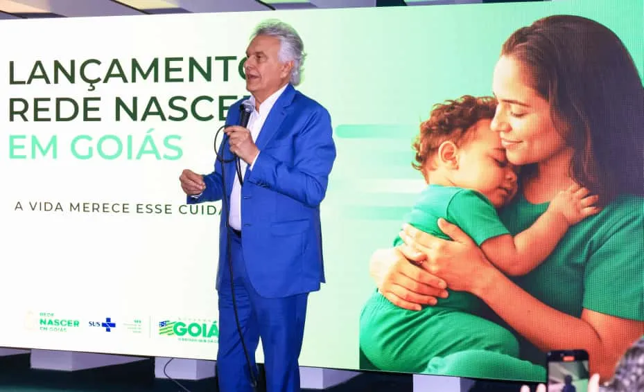 Governador Ronaldo Caiado lança Rede Nascer, iniciativa que assegura atenção integral à saúde materno-infantil no Estado para reduzir mortalidade infantil / Júnior Guimarães e Wesley Costa)