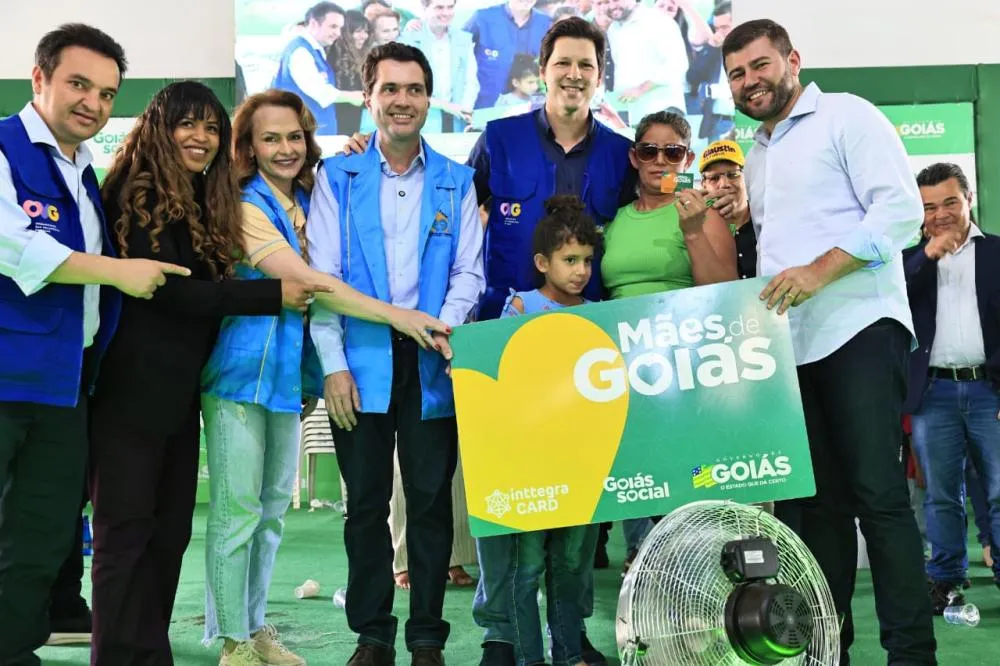 Daniel Vilela durante abertura do Goiás Social em Cristalina: ação reúne serviços gratuitos de cidadania, saúde e qualificação profissional - Fotos: Jota Eurípedes