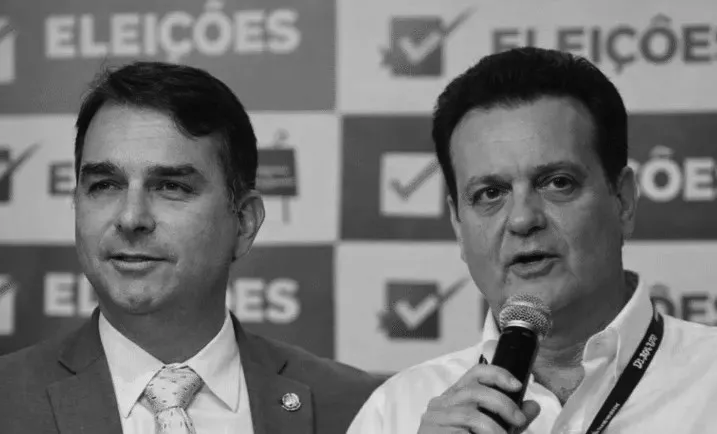 Flávio Bolsonaro e Gilberto Kassab - Foto: Divulgação