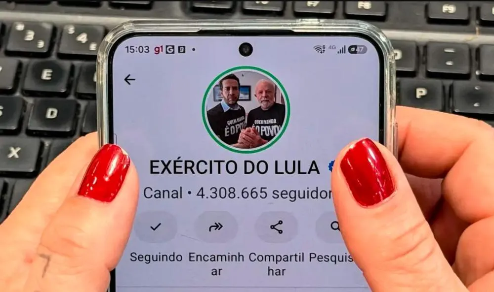 Canal Exército do Lula volta ao ar após registro no TSE