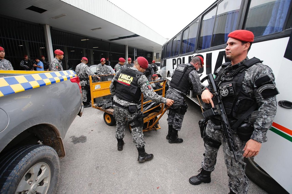 Força Nacional deve atuar na segurança de Caucaia durante as eleições municipais 2020 — Foto: Thiago Gadelha/SVM