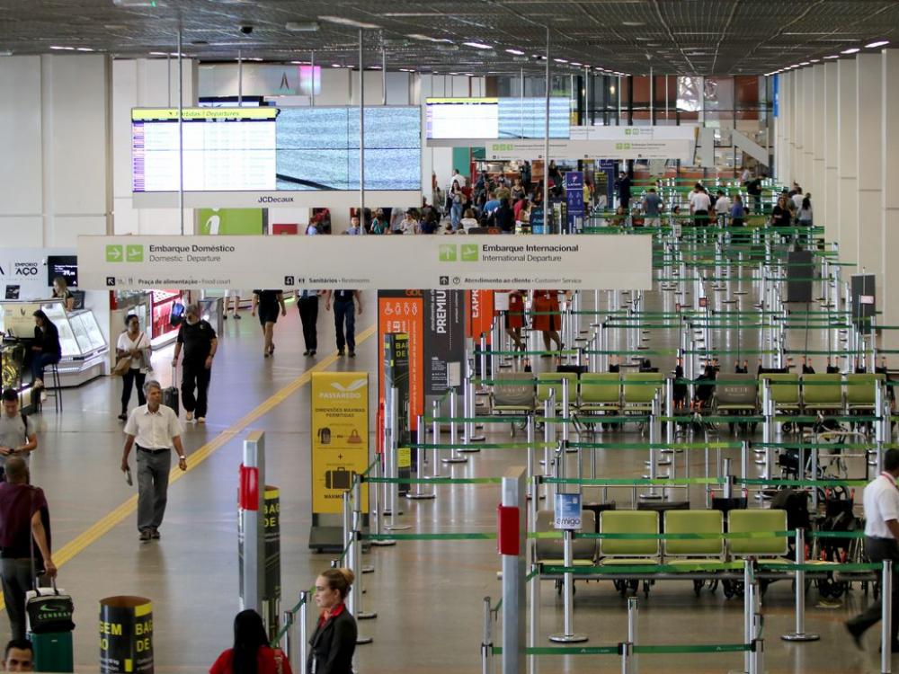 Movimentação no Aeroporto Internacional de Brasília Foto: Wilson Dias/Agência Brasil
