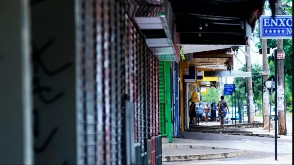 Comércio fica fechado no Distrito Federal em meio à pandemia do novo coronavírus Foto: Cristiano Costa