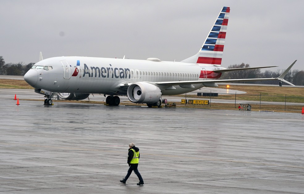 Boeing 737 Max da American Airlines — Foto: AP