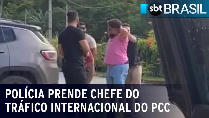 Polícia prende chefe do tráfico internacional do PCC | SBT Brasil (12/07/23)
