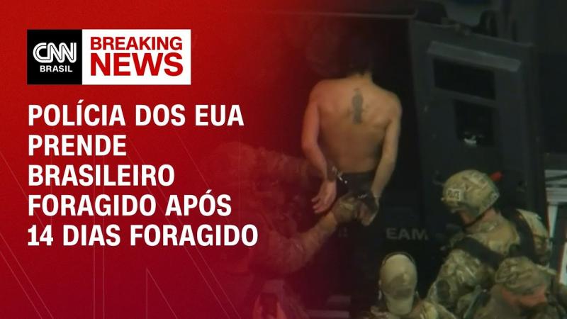  Vídeo mostra momento em que brasileiro condenado à prisão perpétua foge de prisão nos EUA