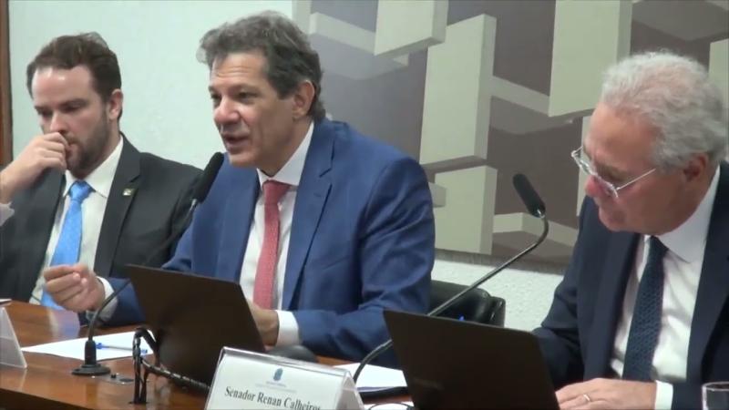 Senador Veneziano comentar fala de Fernando Haddad explicando isenção do IR na CAE do Senado Federal