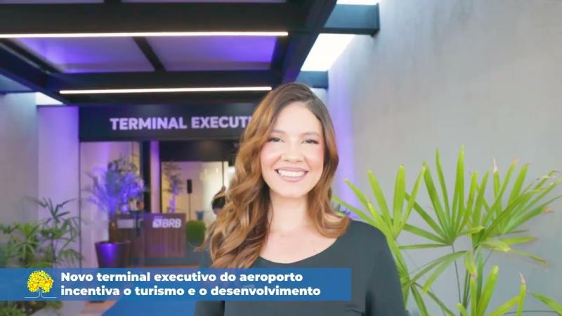 Novo terminal executivo do aeroporto incentiva o turismo e o desenvolvimento