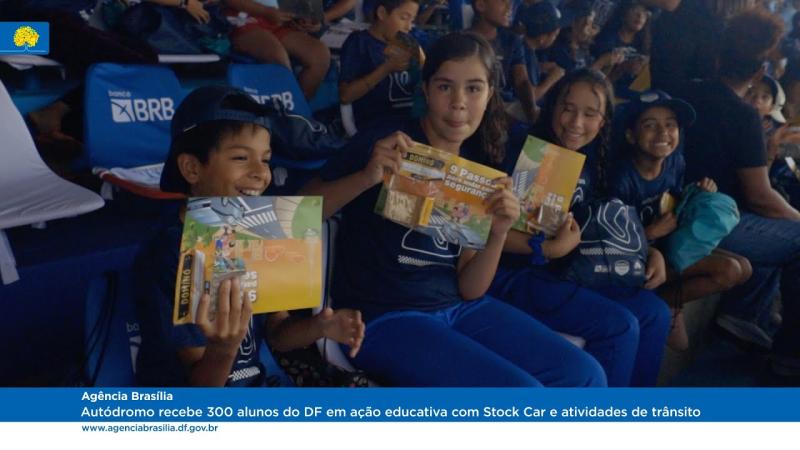 Autódromo recebe 300 alunos do DF em ação educativa com Stock Car e atividades de trânsito