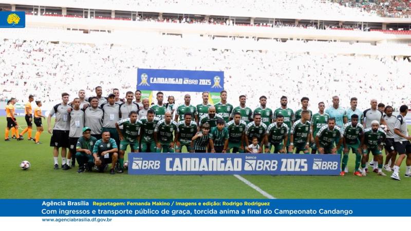 Com entrada e transporte gratuitos, final do Candangão reúne milhares de brasilienses na Arena BRB Mané Garrincha